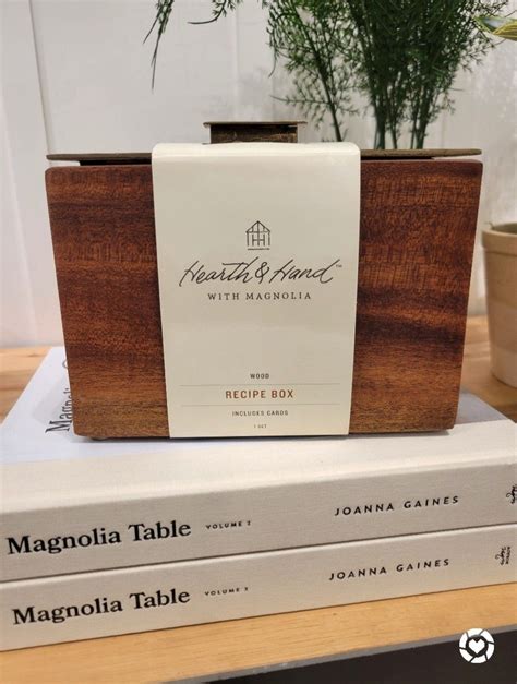 magnolia metal recipe box|joanna gaines magnolia dinnerware.